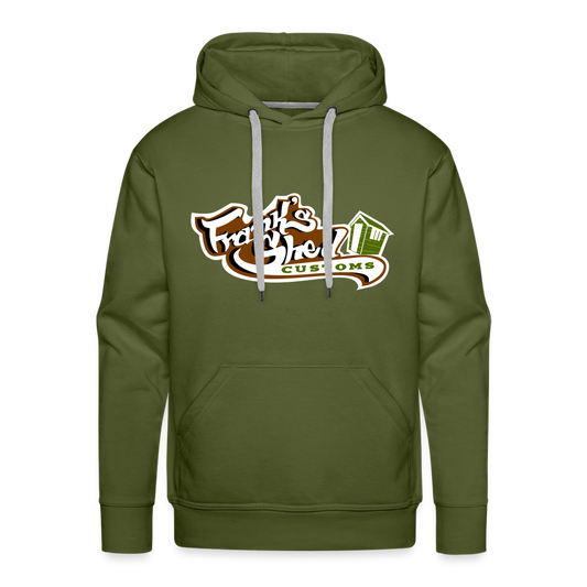 Franks Shed Customs (original) - Premium Hoodie - Olivgrün