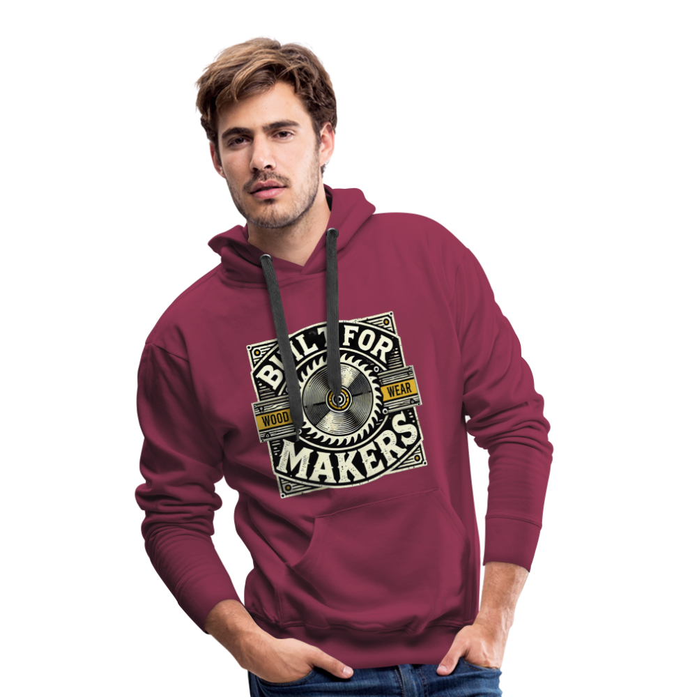 Built for Makers - Premium Hoodie - Bordeaux