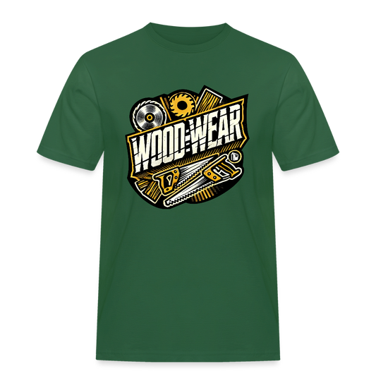 Wood Wear - Rugged T-Shirt - Flaschengrün