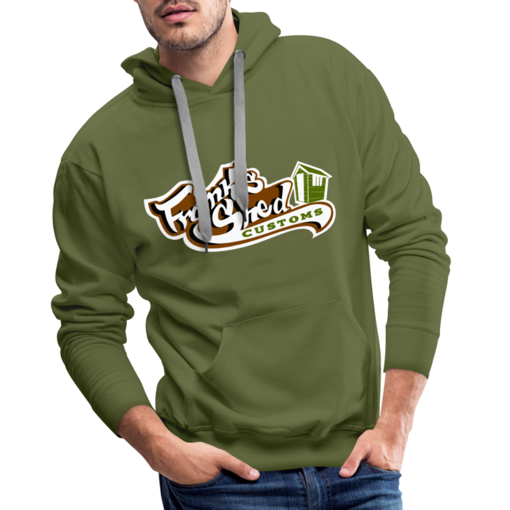 Franks Shed Customs (original) - Premium Hoodie - Olivgrün