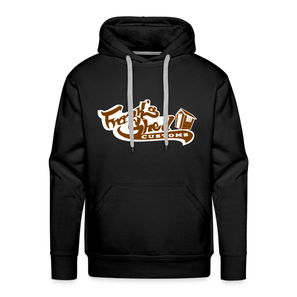 Franks Shed Customs (braun) - Premium Hoodie - Schwarz