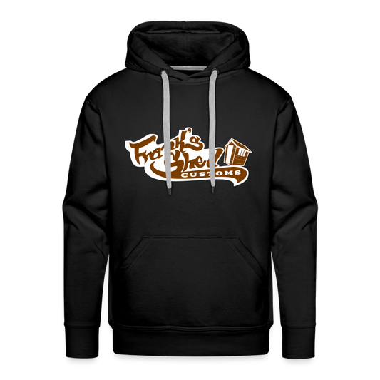 Franks Shed Customs (braun) - Premium Hoodie - Schwarz