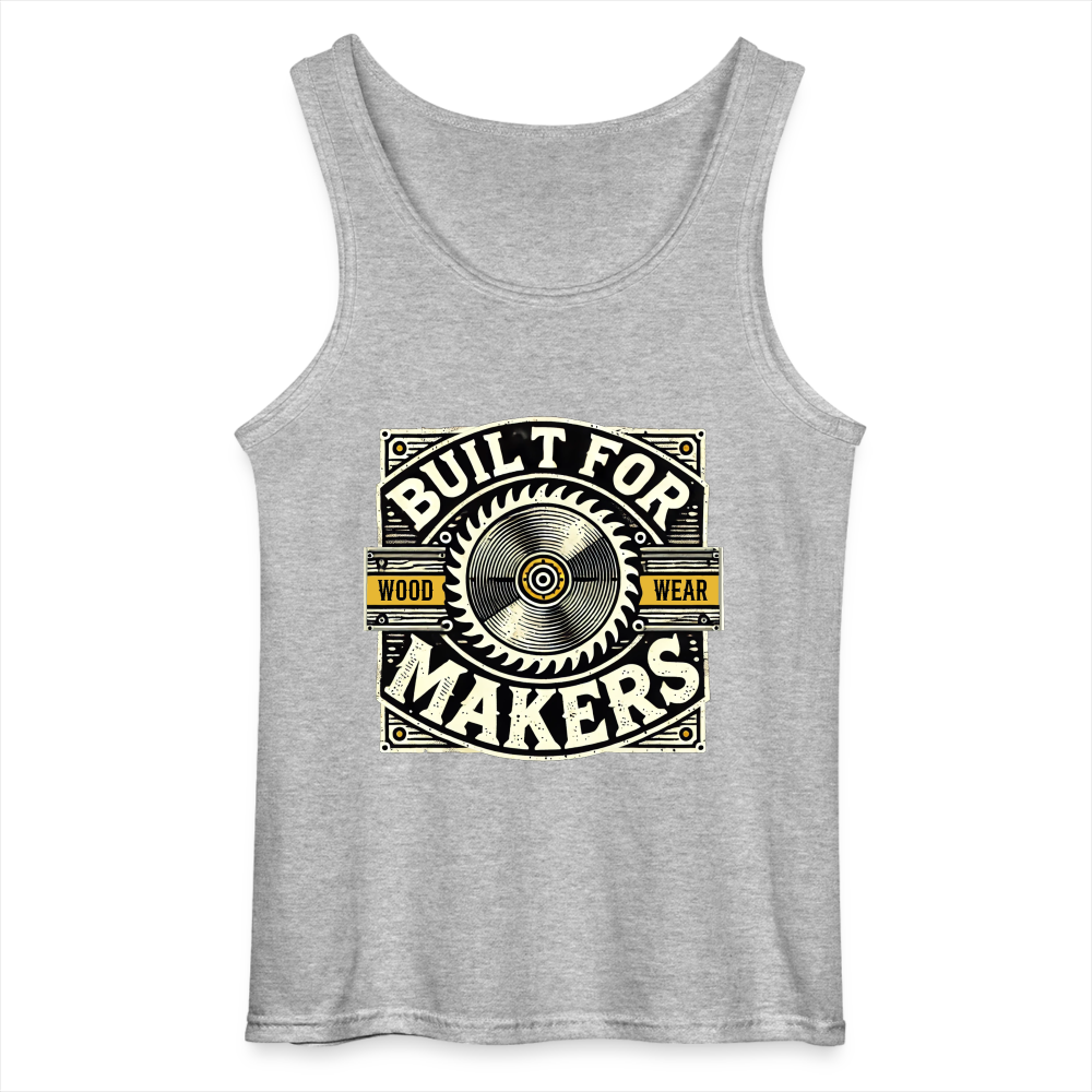 Built for Makers - Tank Top - Grau meliert