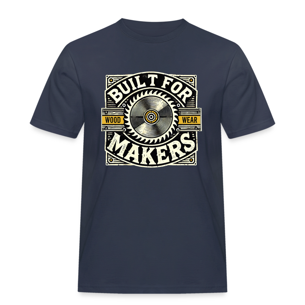 Built for Makers - Rugged T-Shirt - Navy