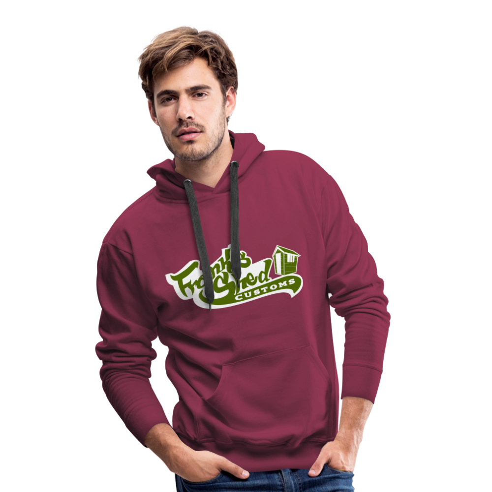 Franks Shed Customs (grün) - Premium Hoodie - Bordeaux