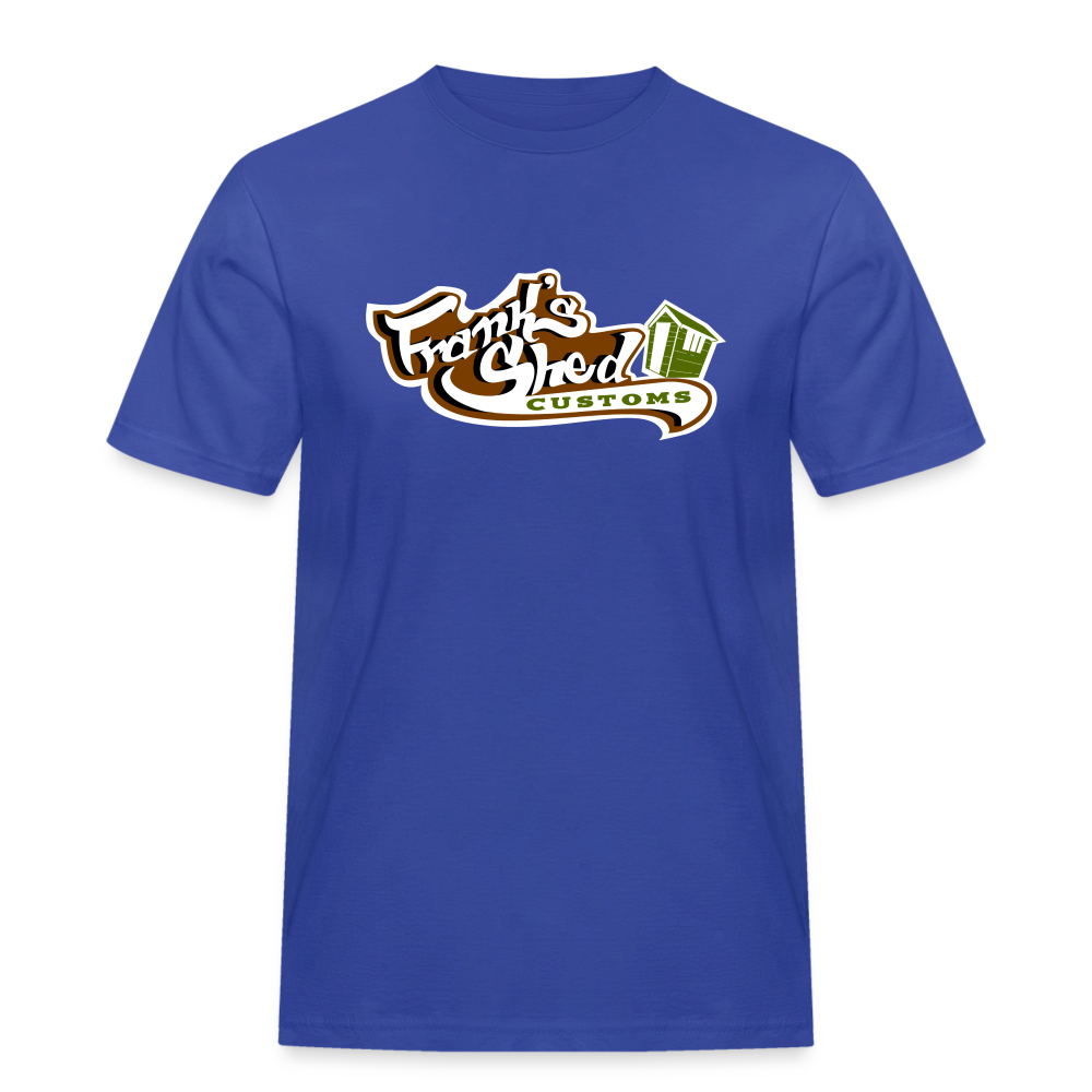 Franks Shed Customs (original) - Rugged T-Shirt - Royalblau