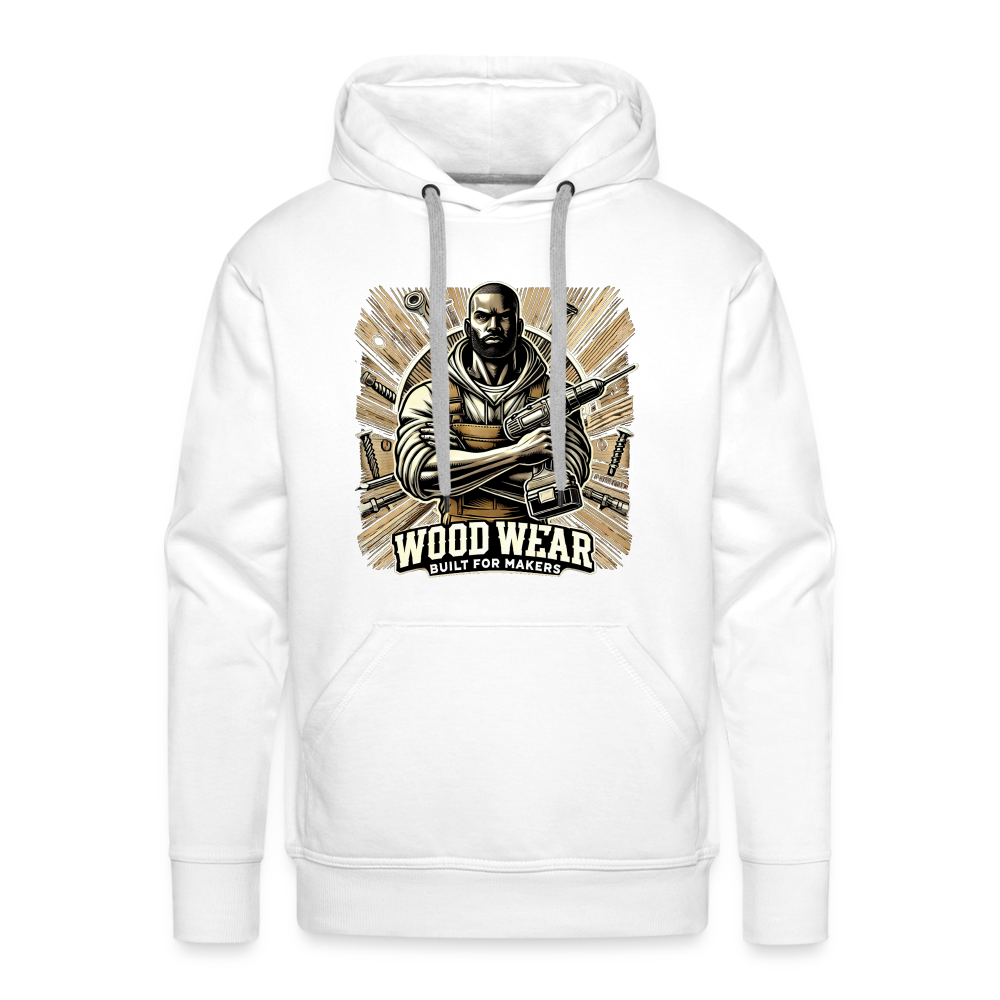 Workshop Warrior - Premium Hoodie - Weiß