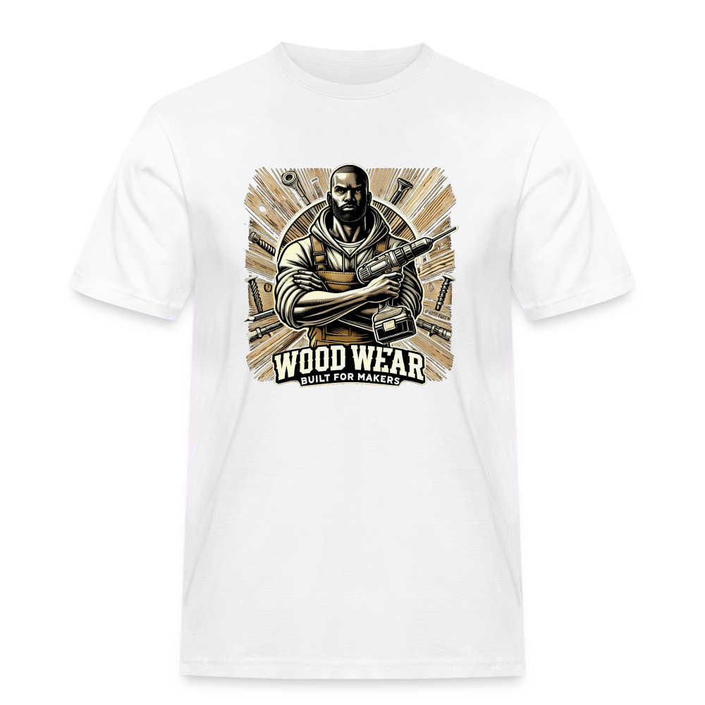 Workshop Warrior - Rugged T-Shirt - Weiß