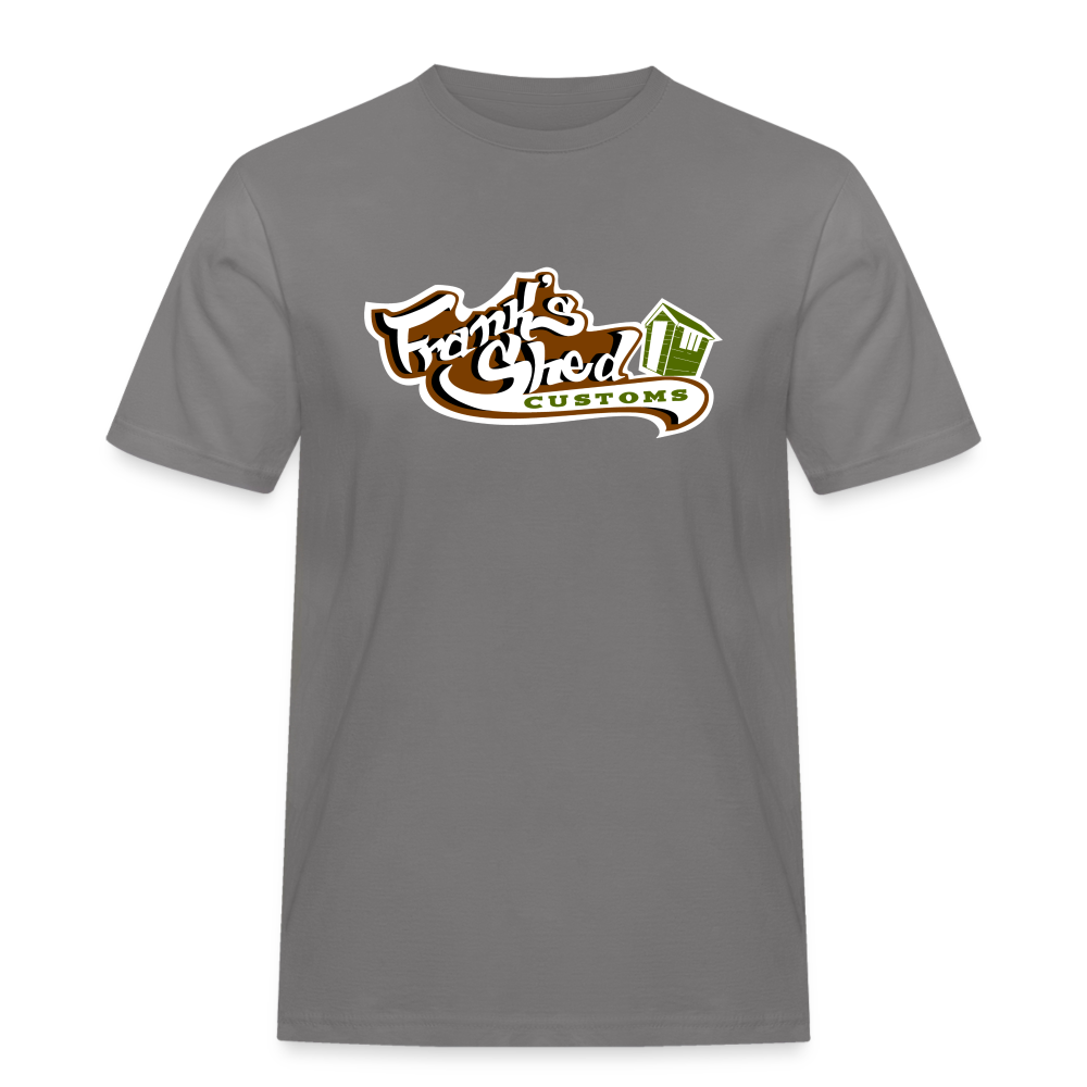 Franks Shed Customs (original) - Rugged T-Shirt - Grau