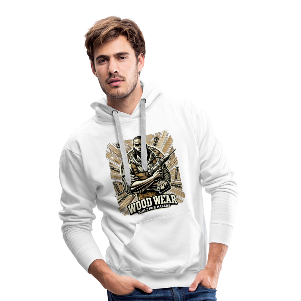 Workshop Warrior - Premium Hoodie - Weiß