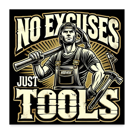 Tool Titan - POSTER 60x60cm - Weiß