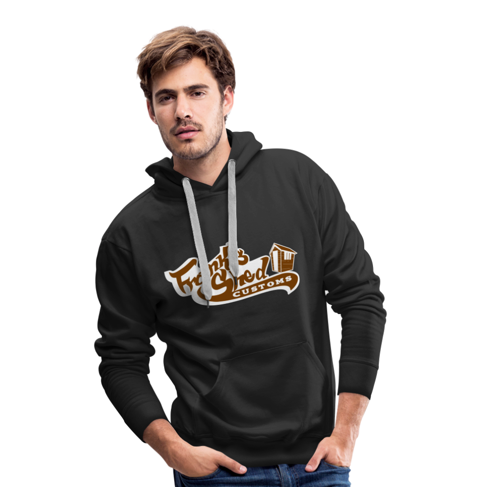 Franks Shed Customs (braun) - Premium Hoodie - Schwarz