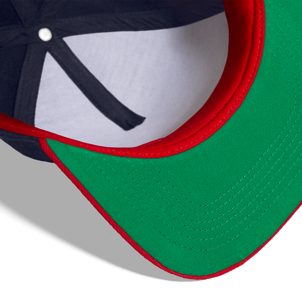 Wood Wear - Snapback - Navy/Rot