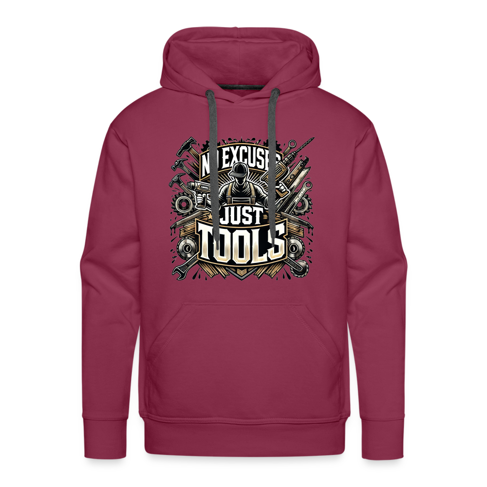 No Excuses, Just Tools! - Drill Sergeant Premium Hoodie - Bordeaux