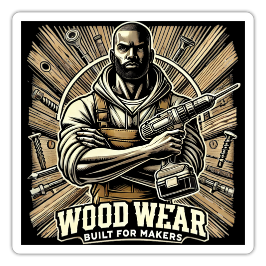 Workshop Warrior - STICKER 10x10cm - Mattweiß