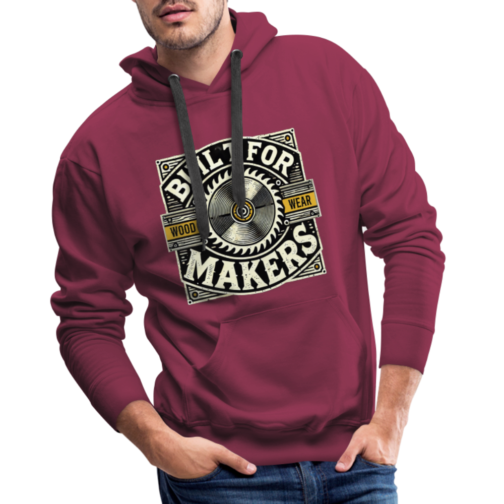 Built for Makers - Premium Hoodie - Bordeaux