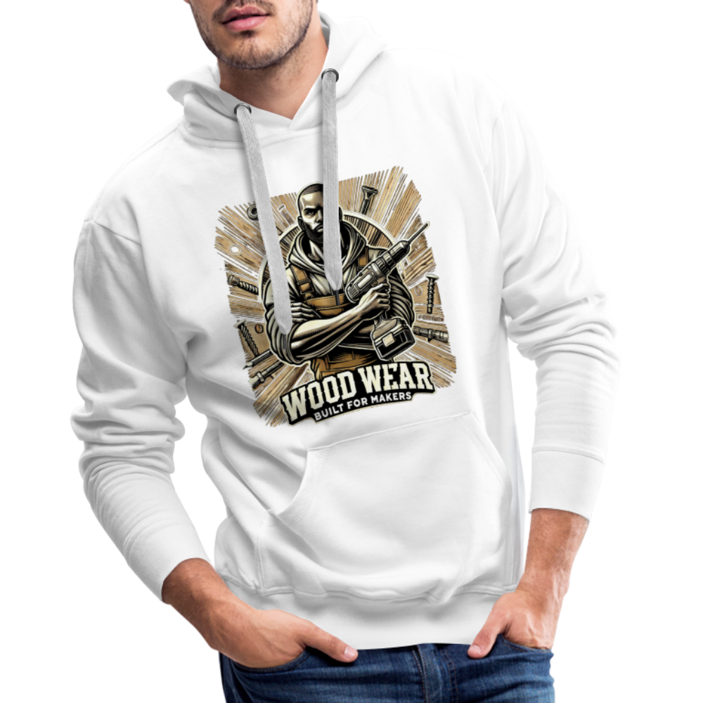 Workshop Warrior - Premium Hoodie - Weiß