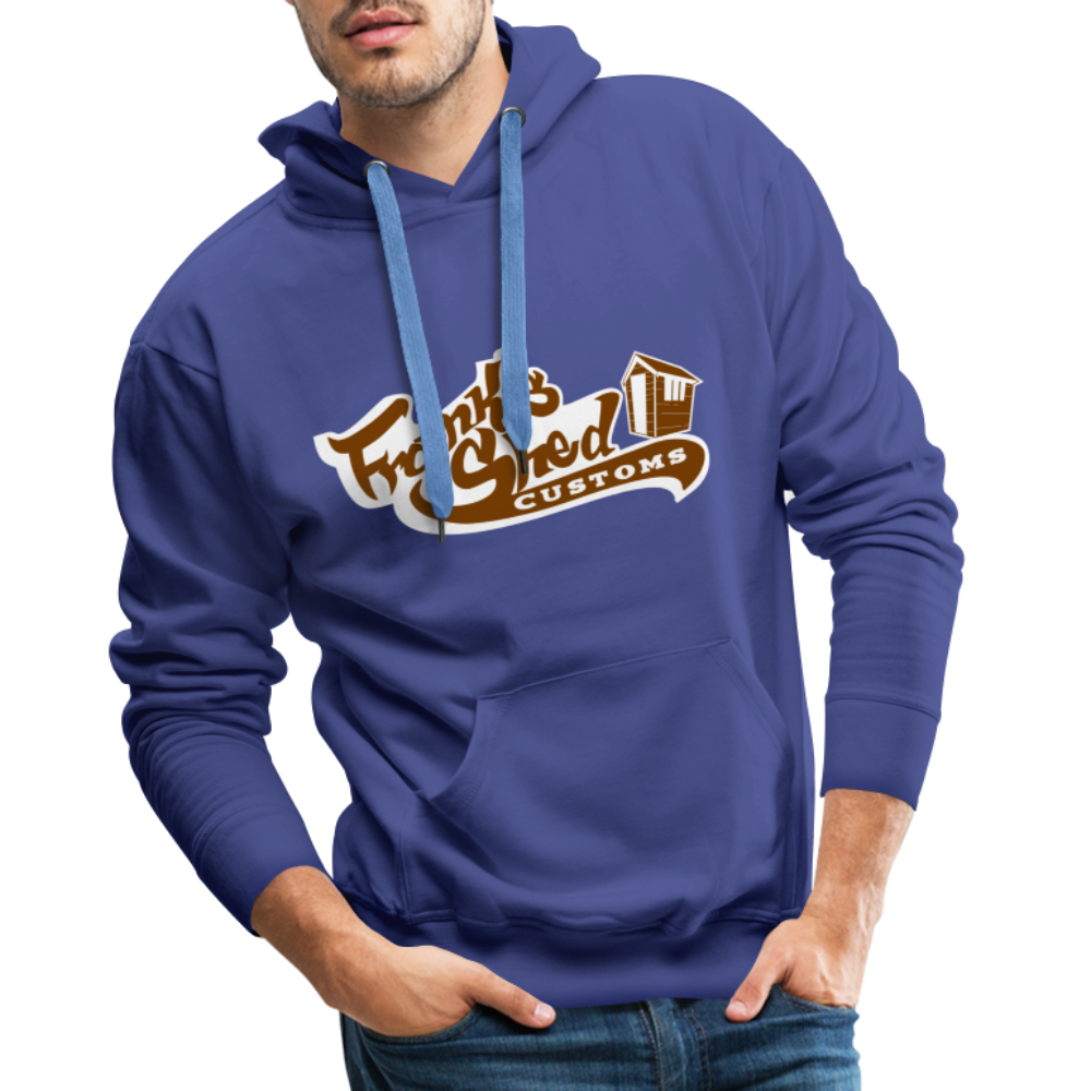 Franks Shed Customs (braun) - Premium Hoodie - Königsblau