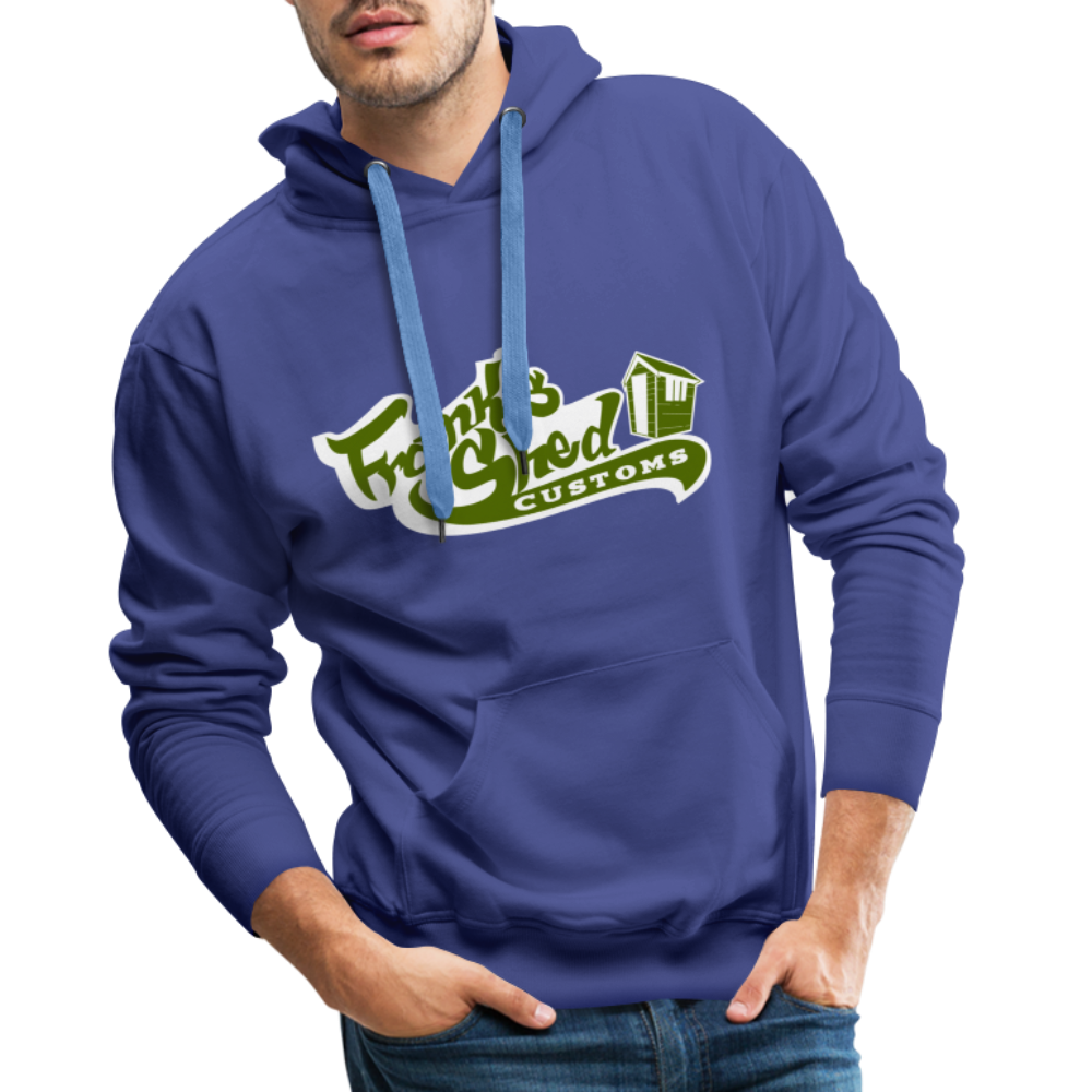 Franks Shed Customs (grün) - Premium Hoodie - Königsblau