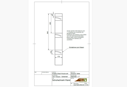 Schicker DIY Schuhschrank