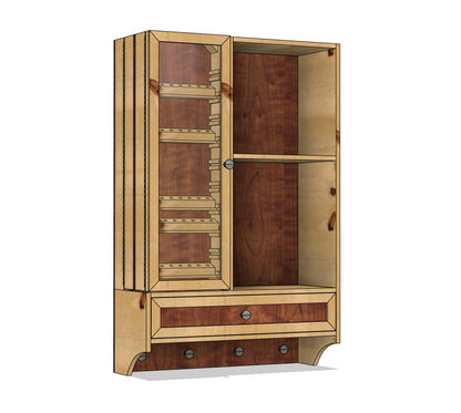 Fräserschrank für kleine Werkstätten (Bauplan)