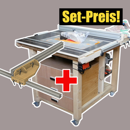 Tischkreissägen SET: Tischkreissäge + Parallelanschlag (Baupläne)