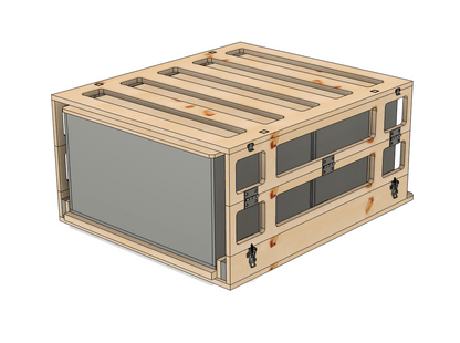 Faltbare Camping-Box (Bauplan)