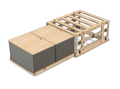 Faltbare Camping-Box (Bauplan)