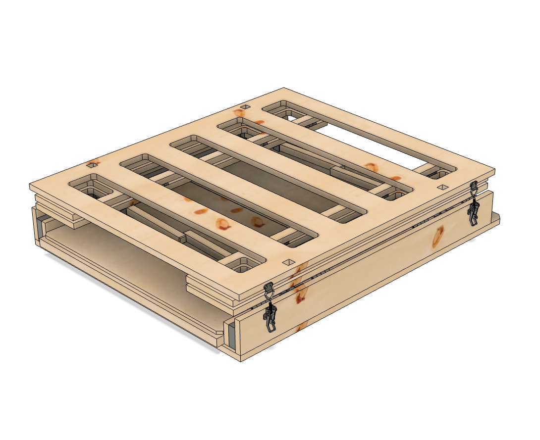 Faltbare Camping-Box (Bauplan)