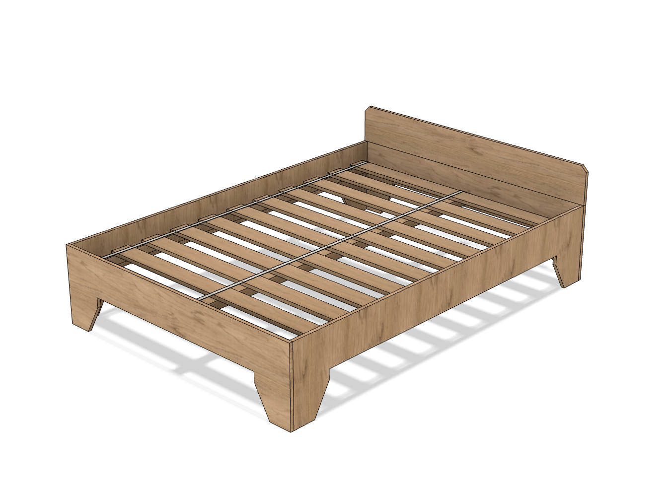 1-Werkzeug-Bett (Bauplan)