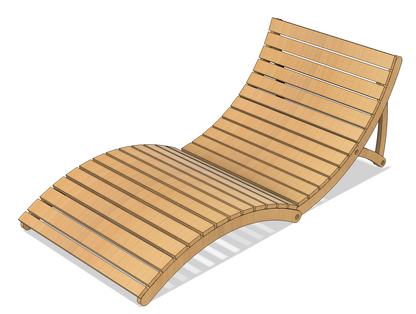 Faltbare XXL Sonnenliege (Bauplan)