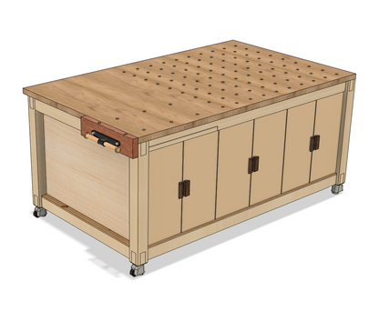 Mobile XXL Werkbank (Bauplan)
