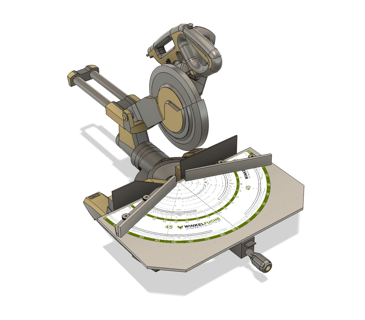 WINKELFUCHS-Winkelskala (Aufkleber)