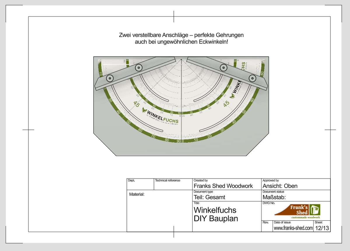 WINKELFUCHS (Bauplan)