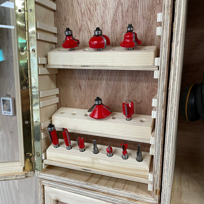 Fräserschrank für kleine Werkstätten (Bauplan)