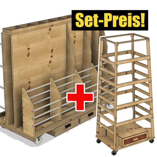Heavy Duty SET (Gross): Holzlager + Zwingenturm