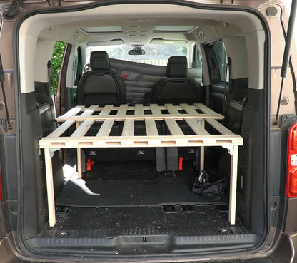 Ausziehbare Liegefläche für Camping-Van (Bauplan)