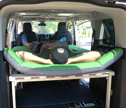 Ausziehbare Liegefläche für Camping-Van (Bauplan)