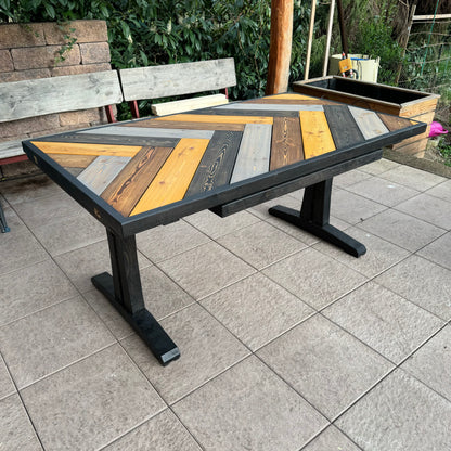 L-XXL Gartentisch mit Auszug (Bauplan)