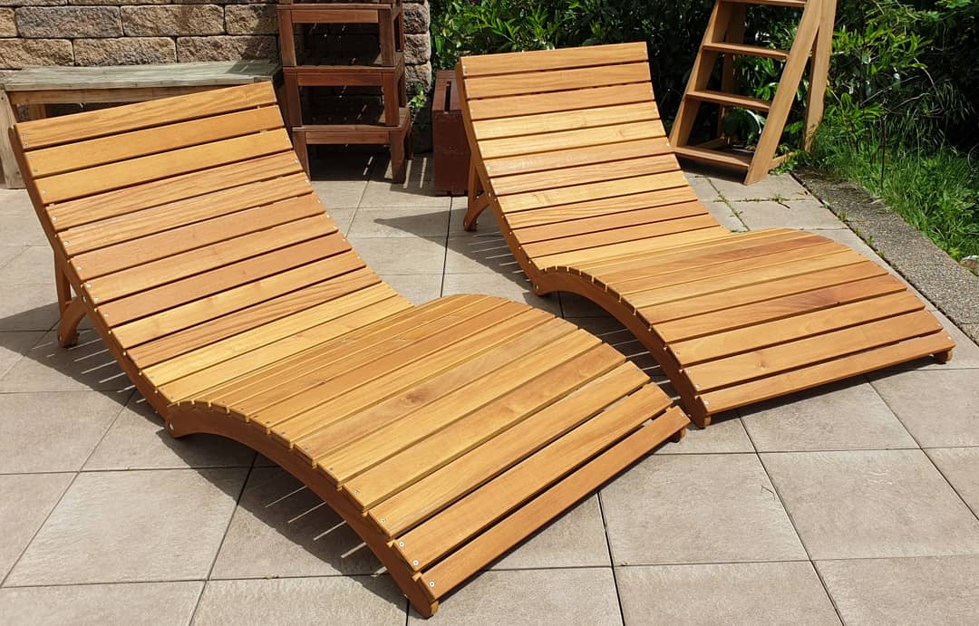 Faltbare XXL Sonnenliege