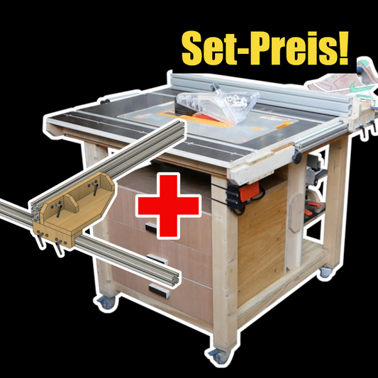 Tischkreissägen SET: DIY Tischkreissäge + Parallelanschlag