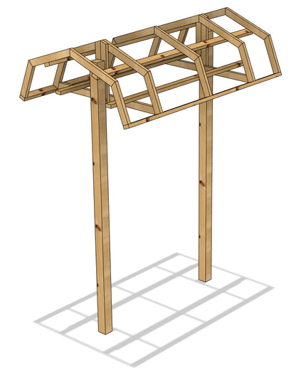 DIY Tomatenunterstand (Bauplan)
