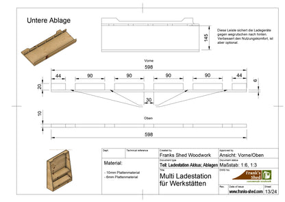 Multi Ladestation - Große Version (Bauplan)