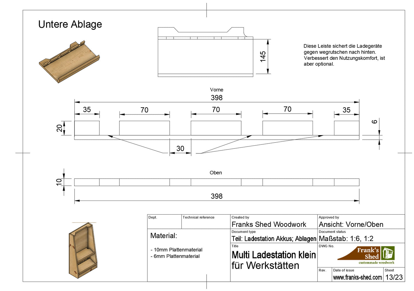 Multi Ladestation für JEDE Werkstatt! (Kleine Version)