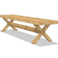 Designer Sitzbank aus Holz XXL