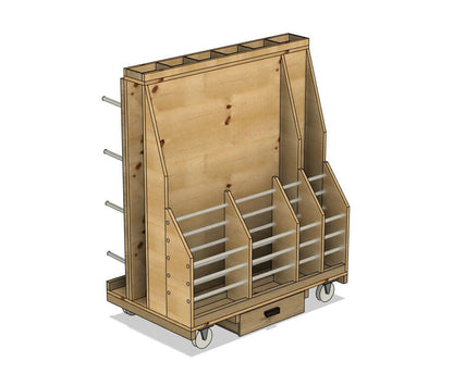 Heavy Duty SET - Klein: Holzlager + Zwingenturm (Baupläne)