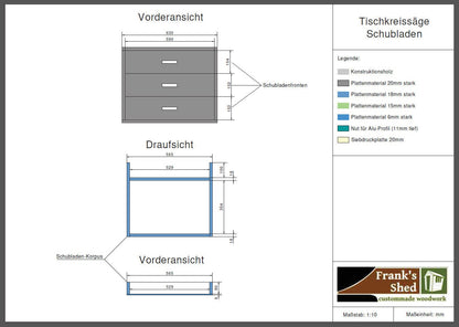 Tischkreissäge (Bauplan)