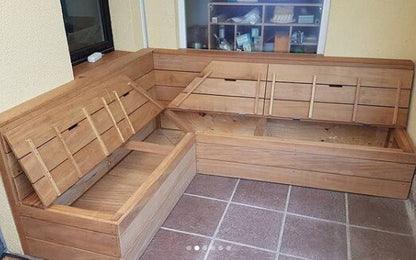 Sitzbank für Terrasse & Garten (Bauplan)