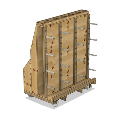 Heavy Duty SET - Klein: Holzlager + Zwingenturm (Baupläne)