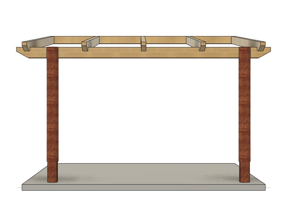 Terrassenüberdachung aus Holz